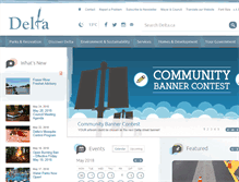 Tablet Screenshot of delta.ca