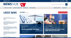 Desktop Screenshot of news.delta.com