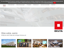 Tablet Screenshot of delta.at