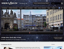 Tablet Screenshot of delta.edu.pl